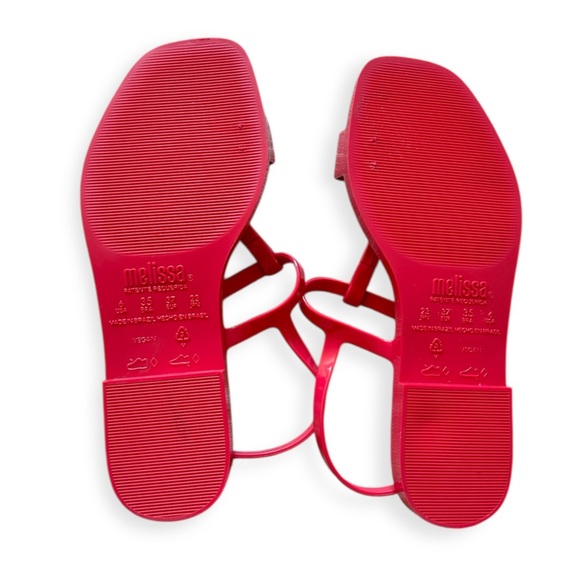 Melissa Essential New Femme Pink Minimalist Sandals Women’s size 6 - Picture 9 of 9